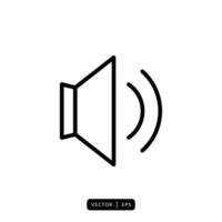 Speaker Icon Vector - Sign or Symbol