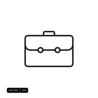 Briefcase Icon Vector - Sign or Symbol