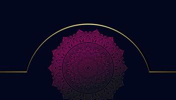 Mandala ornate background for marketing agency vector