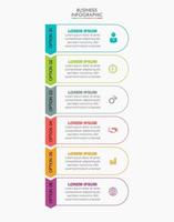 Presentation business infographic template vector