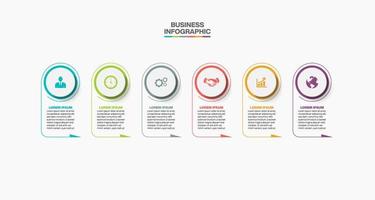 Presentation business infographic template vector