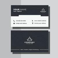 Elegant And Simple Business Card vector
