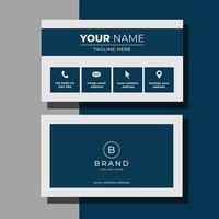 Minimal And Modern Business Card vector