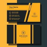 Elegant Simple Business Card Design Template vector