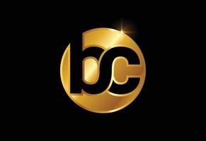 Initial Monogram Letter B C Logo Design Vector. Graphic Alphabet Symbol For Corporate Business vector