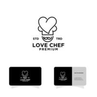 chef hat cooking logo design vector