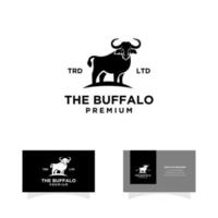 the black buffalo logo design illustration vector