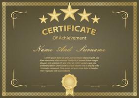 vector vintage certificado