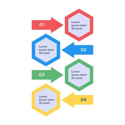 A perfect labels graph in flat editable icon
