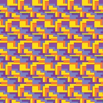 fondo de diseño de patrón de forma cuadrada vector