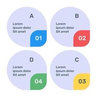 un ícono infográfico colorido en un diseño editable vector