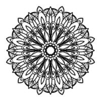 Hand drawn mandala. decoration in ethnic oriental  doodle ornament. vector