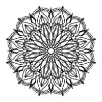 Hand drawn mandala. decoration in ethnic oriental  doodle ornament. vector