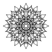 Hand drawn mandala. decoration in ethnic oriental  doodle ornament. vector