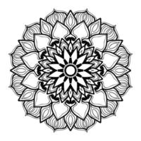 Hand drawn mandala. decoration in ethnic oriental  doodle ornament. vector