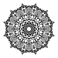 Hand drawn mandala. decoration in ethnic oriental  doodle ornament. vector