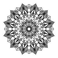 Hand drawn mandala. decoration in ethnic oriental  doodle ornament. vector