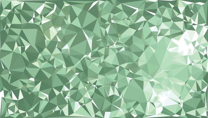 Abstract green triangle shape background. Abstract background of triangles, vector design.