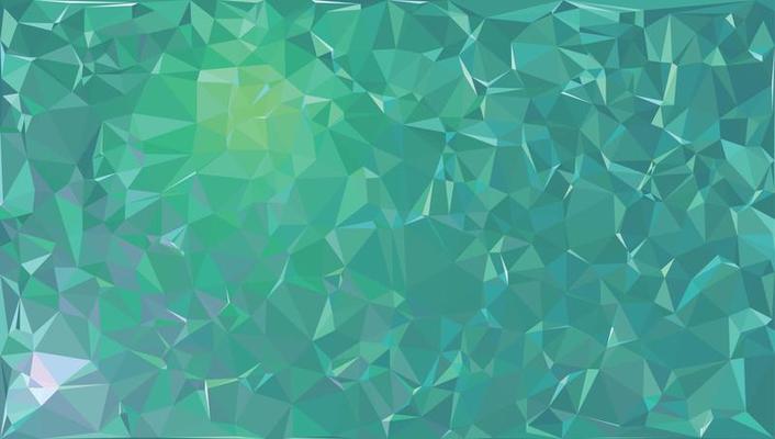 Abstract green triangle shape background. Abstract background of triangles, vector design.