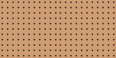 Peg board perforated texture background material with round holes pattern board vector illustration.