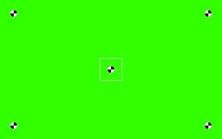 Green colored chroma key background screen flat style design vector illustration.