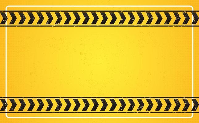 yellow construction background with safety black line