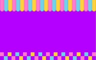 cute colorful blank children background vector