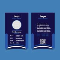 Creative And Stunning ID Card Template Design vector