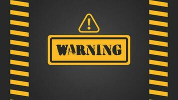 Vector of Warning Background. Perfect for warning content, caution content, etc.