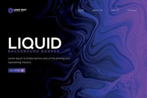 Abstract liquid watercolor texture pattern background template design vector