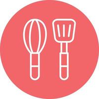 Cooking Utensils Icon Style vector