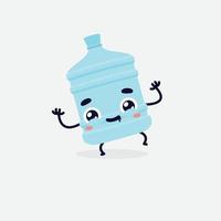 water gallon character. gallon icon. gallon logo. water. vector