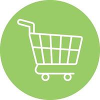 Shopping Cart Icon Style vector