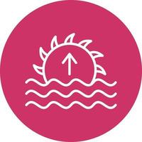 Sunrise Icon Style vector