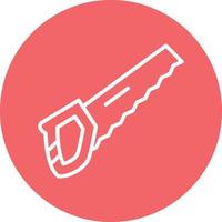 Hand Saw Icon Style vector