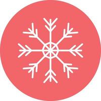 estilo de icono de copo de nieve vector