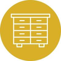 Drawers Icon Style vector