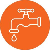 Water Tap Icon Style vector