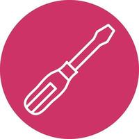 Screwdriver Icon Style vector