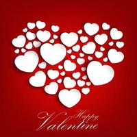 Valentines Day Background with concept a heart.vector vector