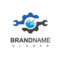 Water Logo Design Template , Plumbing, Sanitation Or Industry Icon vector