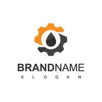 Oil Company Logo Design Template vector