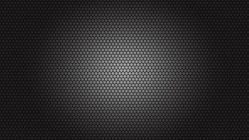 Black metal texture steel background. Perforated sheet metal. Aluminum wire mesh material texture Steel grid with polygon holes on black background vector