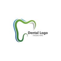 plantilla de vector de logotipo de cuidado dental dental