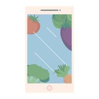 online menu healthy vector