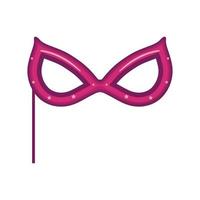 mask party accessory vector
