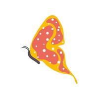 flying cute butterfly vector