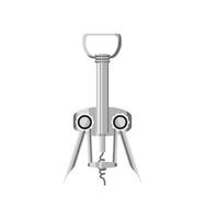 corkscrew utensil icon vector