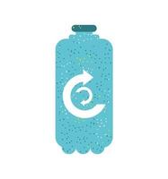 recycle bottle water vector