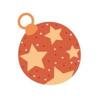 christmas ball decoration vector